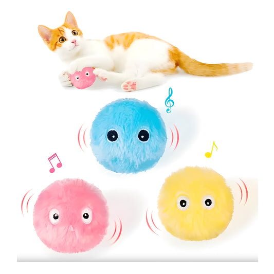 Bolinha Com Cat Nip e Som de Bichos para Gatos